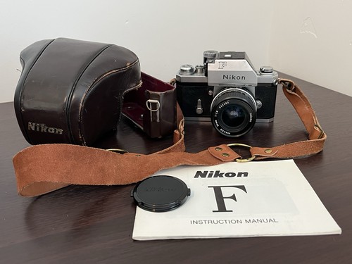 Vintage nikon camera with - f,