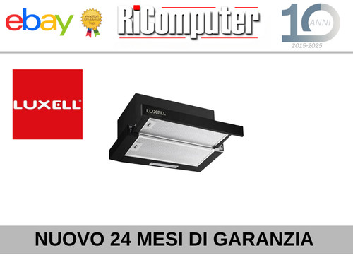 Cappa luxell ds6 905a nero - cappa,