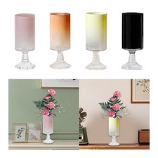 Vaso alto in vetro con