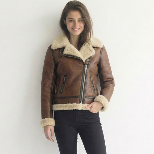 Giacca aviatore donna - , pelle