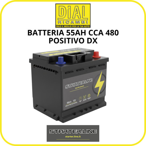 Batteria auto starter - batteria, starter.line