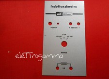PANNELLO SERIGRAFATO per INDUTTANZIMETRO  LX1422 NUOVA ELETTRONICA