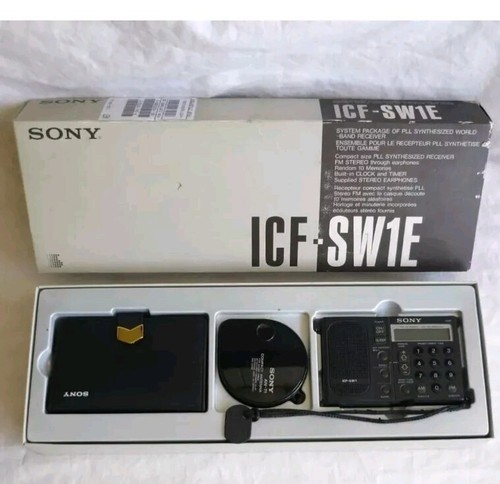 Radio sony icf sw1e world - radio,