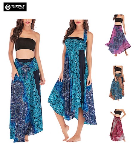 Gonna lunga vestito donna - gonna,