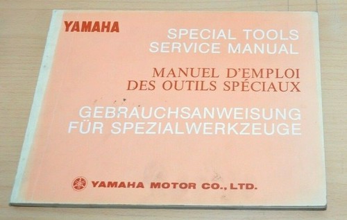 Yamaha special tools - yamaha,