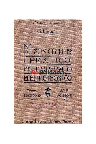 Manuale pratico dell'operaio