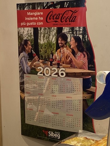 Calendario coca cola - coca, 2026