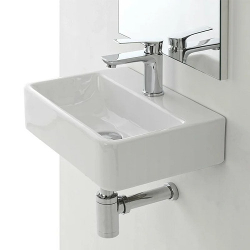 Lavabo sospeso rettangolare - lavabo,