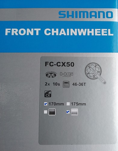 Guarnitura shimano cx50 - shimano, fc-cx50