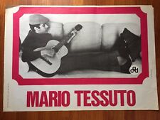  Mario Tessuto - Manifesto Poster del cantante  