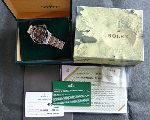 Rolex submariner 16800 matte - rolex,