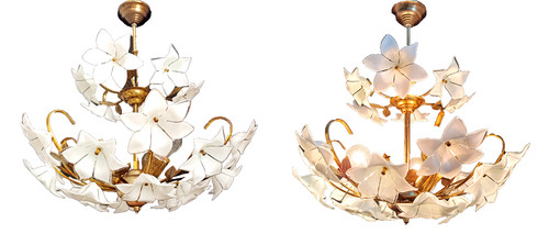 Coppia lampadari vintage - coppia,