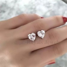 1.50 Ct White Diamond Stud