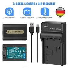 2x 7,4 V 1200 mAh NP-FH50