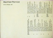 Manfred Pernice: édition