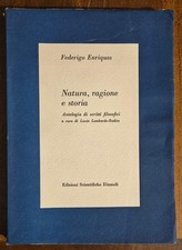 NATURA RAGIONE E STORIA -
