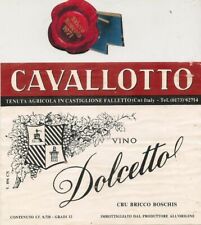 DOLCETTO CAVALLOTTO 1971  - ETICHETTA VINO