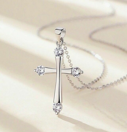 Collana catena ciondolo croce