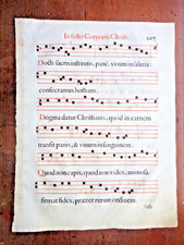XVII secolo-PAGINA DI MUSICA