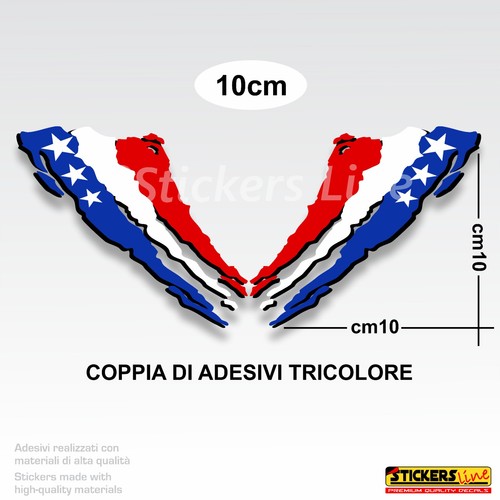 Adesivi bandiera americana