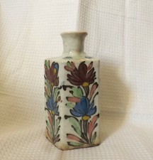 Piccolo vaso vasetto in ceramica epoca '800, decoro floreale