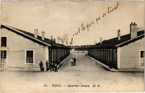 Cpa militaire toul - militaire,