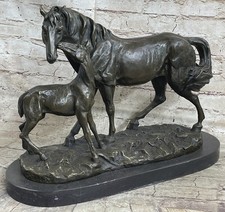 Statua cavallo spettacolo quartiere arabo fattoria equini bronzo marmo allevatore trofeo regalo