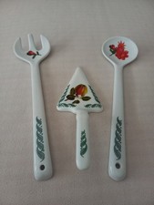 Le Terrine Botaniche in porcellana Tognana 3 pezzi Paletta Cucchiaio Forchetta 