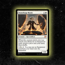 Stoneforge Mystic - Scheda MTG personalizzata - Alta qualità