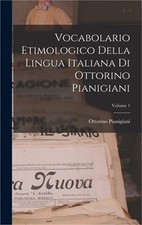 Vocabolario Etimologico Della