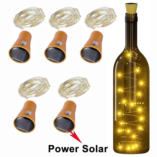 Luci solari led tappo - led,