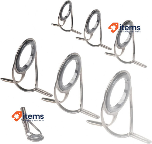 Nierbo 7pcs pesca guide misure - guide,