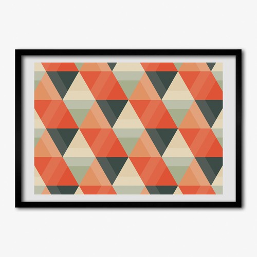 Quadro tulup mdf - quadro, incorniciato