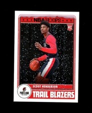 2023-24 NBA Hoops ROOKIE INVERNALE SNOW SCOOT HENDERSON RC! Portland STAR