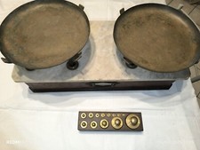 Bilancia d'epoca completa di pesi