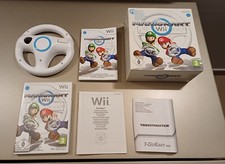 Nintendo Wii Mario Kart Pack Accessorio Sterzo Volante E Gioco Come In Foto