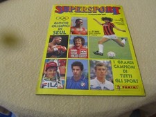 ALBUM ORIGINALE FIGURINE PANINI SUPERSPORT   VUOTO CON BUSTINA INTEGRA OTTIMO++