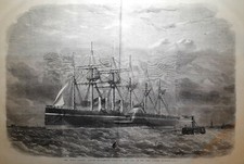 Stampa antica NAVE GREAT