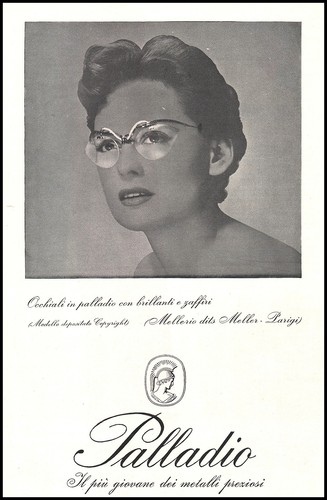 Pubblicita 1952 occhiali - 1952, in