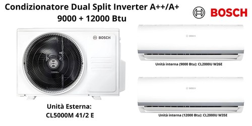 Dual split 9000 12000 - dual, 9000+12000