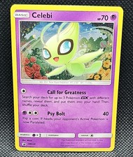 Pokemon TCG Celebi SM224 Black