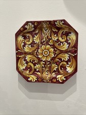 Piatto 20 Decorativo In Ceramica Di Caltagirone