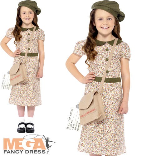 Costume bambina guerra vestito