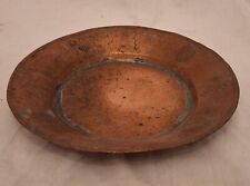 Piatto d'epoca Rame Stagnato