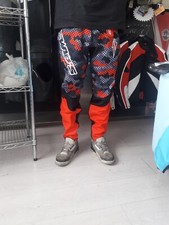 PANTALONE CROSS SWAPS ROSSO/NERO/GRIGIO TG M NUOVO