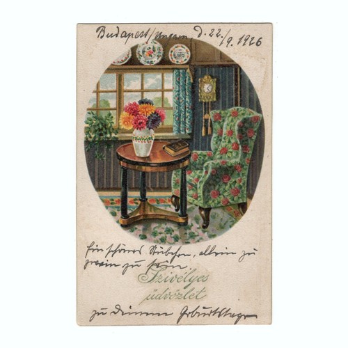 Cartolina artistica compleanno