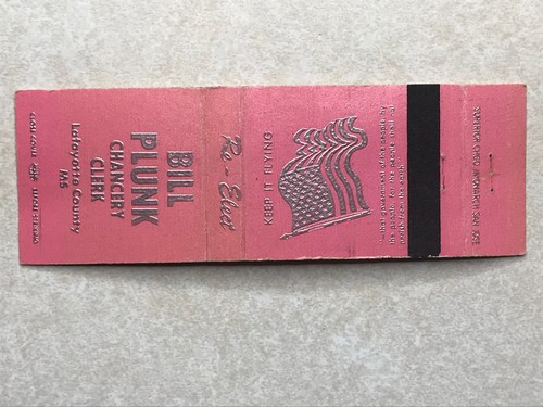 Bb346 matchbook cover elect - bb346,