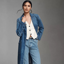 Pilcro Denim Longline Giacca