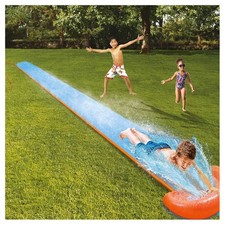 SCIVOLO ACQUATICO DA GIARDINO PISTA 5,49 MT RAMPA LANCIO E SPRUZZO 1 POSTO