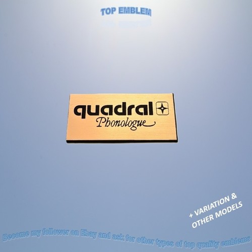 Quadral emblema badge - 3d,